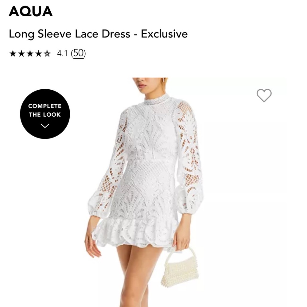 White Lace Dress - Perfect for graduation!